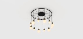 Modular Lighting -  Hanglamp Placebo Geanodiseerd zilverbrons  Metaal