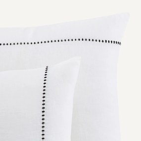 Kussensloop in gewassen linnen, Cavallo