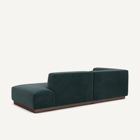 Linkse hoekbank in fluweel, Jacopo