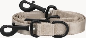 Verstelbare jacquard hondenriem Sand