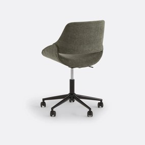 Draaibare bureaufauteuil met wieltjes, Tanaël