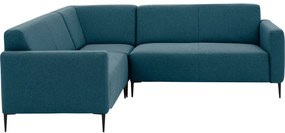 Goossens Key West blauw, stof, 2-zits, modern design