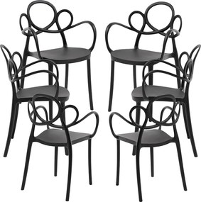 Set 6 Sky Stoelen met Armleuningen