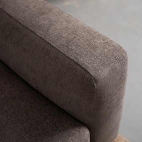 PEPP Interiors Oreo Bruine Bank Hoge Poot Chaislongue Links
