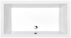 Polysan Deep rechthoekige douchebak 140x75x26cm wit