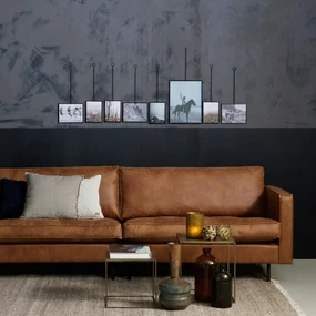 BePureHome Rodeo Classic 3-zits Bank Ecoleer Cognac