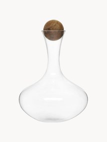 Mondgeblazen decanter Eden met houten dop, 2 L