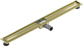 Mexen Flat lichaam voor lineaire afvoer 90 cm, geborsteld goud - 1A15090