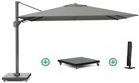 Platinum Challenger zweefparasol 2.6x3.5m T2 premium (incl. voet en hoes) manhattan