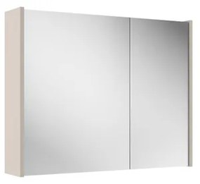 Saniclass Prime Spiegelkast - 80x63x16cm - inclusief zijpanelen - cotton (beige) SW1212816/SW892634