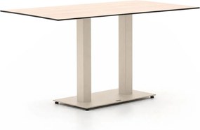 Tuin eettafel Forza | Rechthoekig | Tuintafel Kunststof | 140x80cm | 4 personen | Kees Smit Tuinmeubelen