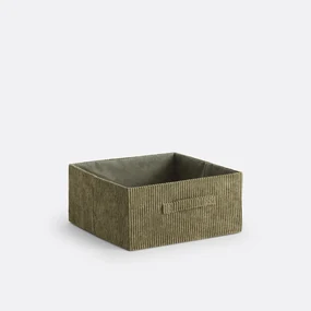 Opplooibare mand, geribd fluweel, Veloudo