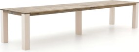 Tuin eettafel ROUGH | Rechthoekig | Tuintafel Teakhout | 400x100cm | 10 personen | Kees Smit Tuinmeubelen