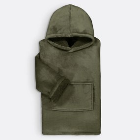 Plaid fleece sweater maat S/M, Javi