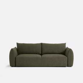 3-zits slaapbank, fijne badstof, Edith