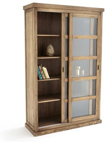 Boekenkast met 2 schuifdeuren Lunja