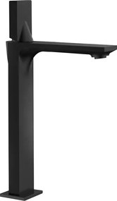 Mexen Crux hoge wastafelkraan, zwart - 744410-70