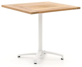 + 10% kassakorting | Inklapbare tafel Bellagio | Vierkant | Tuintafel Teakhout | 80x80cm | 2 personen | Kees Smit Tuinmeubelen