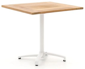 Inklapbare tafel Bellagio  | Vierkant  | Tuintafel Teakhout | 80x80cm | 2 personen | Kees Smit Tuinmeubelen