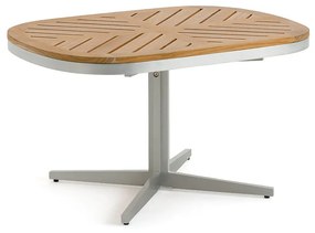 Salontafel voor de tuin in teak/aluminium, Maestrale