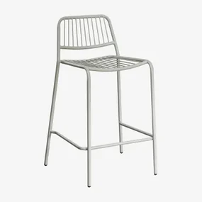 Pak Van 4 Elton Stapelbare Hoge Krukken Groen – Khaki & ↑65 Cm - Sklum