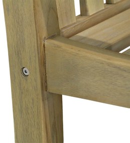 Garden Collections Preston Tuinbank Incl. Forest Green Kussen Teak Old Teak Greywash