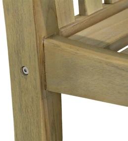 Garden Collections Preston Tuinbank Incl. Forest Green Kussen Teak Old Teak Greywash