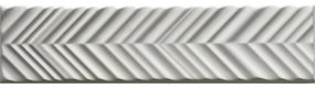 Jos. Dust wandtegel Decor - 5x20cm - Ice Mat Chevron 1981191