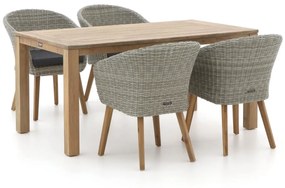 Intenso Tropea/ROUGH-S 160cm dining tuinset 5-delig