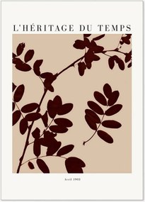 Poster Lheritage Du Temps