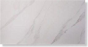 Hoogglans Vloertegel 60x120 Cm Marmerlook Carrara Wit NR41