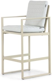 Barstoel Aluminium Taupe-naturel-bruin Lifestyle Garden Furniture Nuno