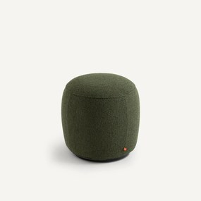 Rosebury poef met bouclé effect, ontwerp Emmanuel Gallina