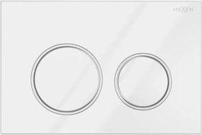 Mexen Fenix Air 07 XS pneumatische spoelknop, glanzend wit - 6A0700