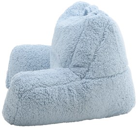 Teddy Fleece Chill Kussen - Aqua