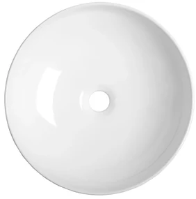 Sapho Rondane keramische waskom 41x41cm wit