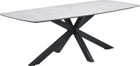Garden Impressions Fiore tuintafel 220x100xH72 cm - donker grijs