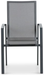 Tuinset 6 personen 217 cm Aluminium Grijs Lifestyle Garden Furniture Ultimate/Young