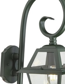 Klassieke buiten wandlantaarn donker groen  IP44 - Berta