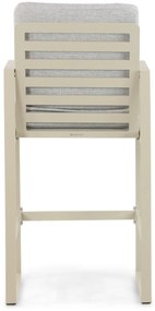 Barstoel Aluminium Taupe-naturel-bruin Lifestyle Garden Furniture Nuno