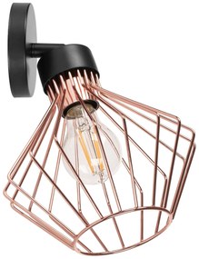 Wandlamp metalen wandlamp loft roze zwart APP534-1W