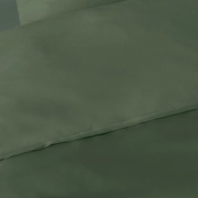 Bedset in recycled microvezel, vierkante kussensloop