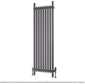 Eastbrook Lambourne horizontale radiator 55x180cm 1146W antraciet