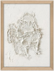 Handbeschilderde canvasdoek White Beach