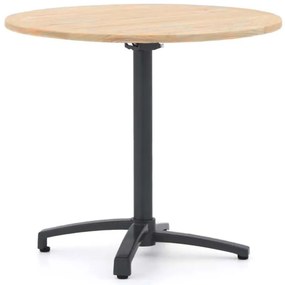 + 15% kassakorting | Inklapbare tafel Bellagio | Rond | Tuintafel Teakhout | Ø85cm | 2 personen | Kees Smit Tuinmeubelen