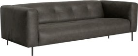 2 zitsbank - Almada - leer Bull antraciet 67