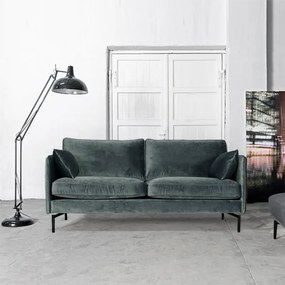 2,5 zitsbank - Zinnia - velours Juke grijs 65