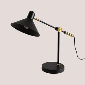 Clayt Ijzeren Tafellamp Zwart - Sklum