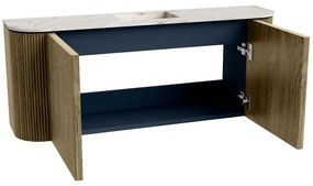 Mondiaz Joya DLux 105cm toiletmeubel ronding links/rechts dusk met wastafel faye midden 1 kraangat frappe