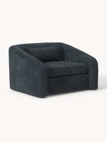 Slaapfauteuil Eliot uit teddy-bouclé